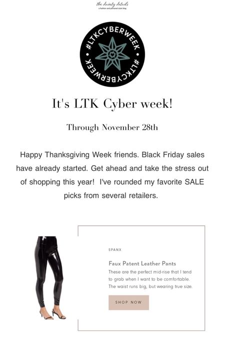 LTK cyber week is here! Rounding up some finds from some of my favorite sales! 

#LTKCyberweek #LTKSeasonal #LTKHoliday