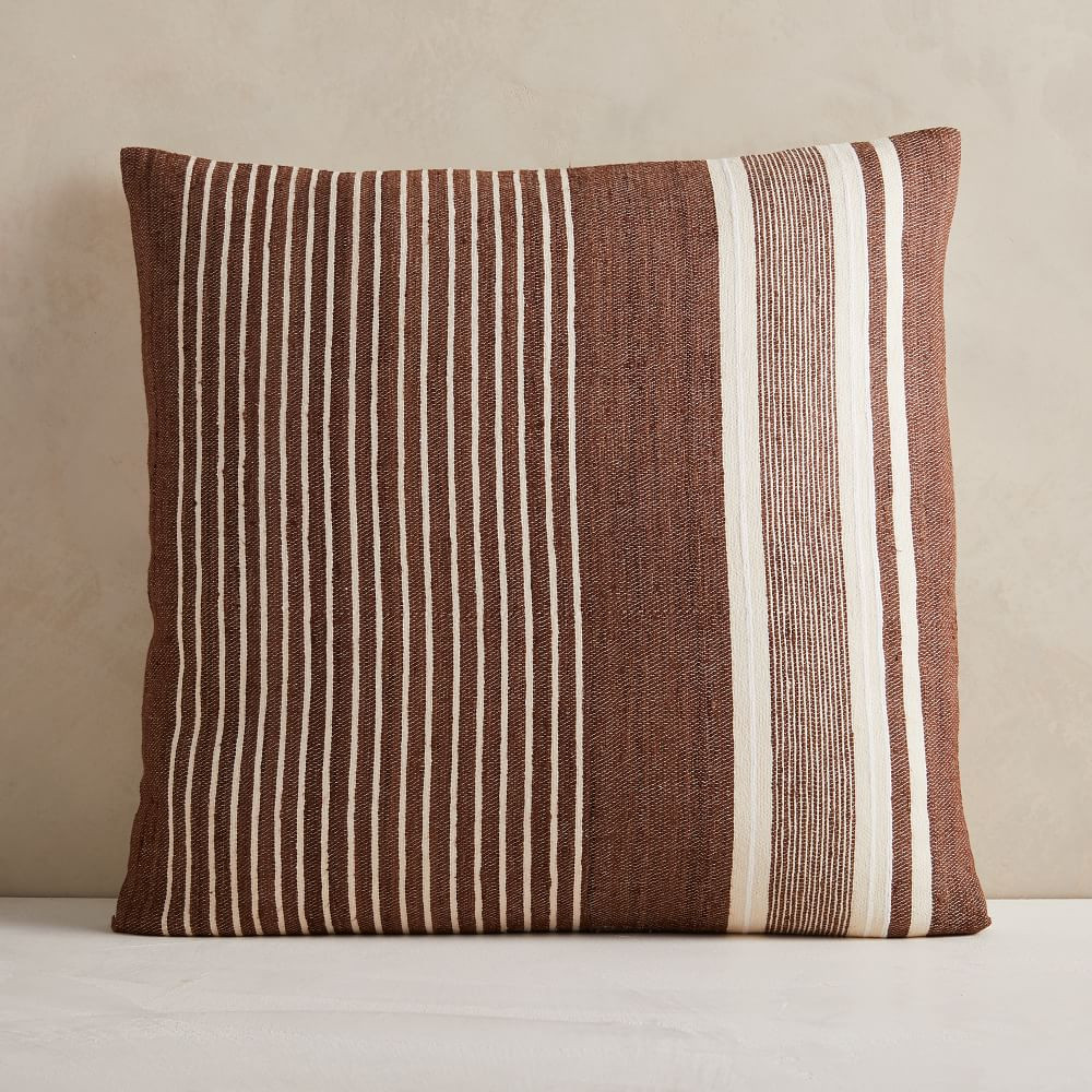 Silk Variegated Stripe Kids Pillow Cover | West Elm (US)