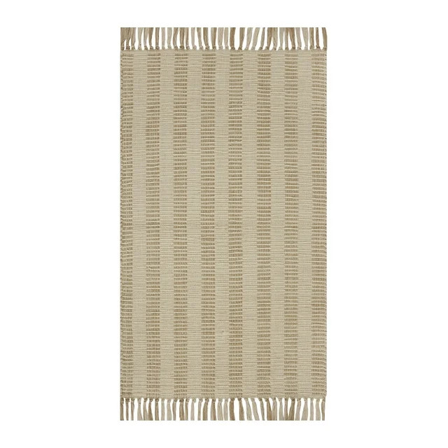 Better Homes & Gardens Beige Lines Indoor 24" x 40" Accent Rug | Walmart (US)