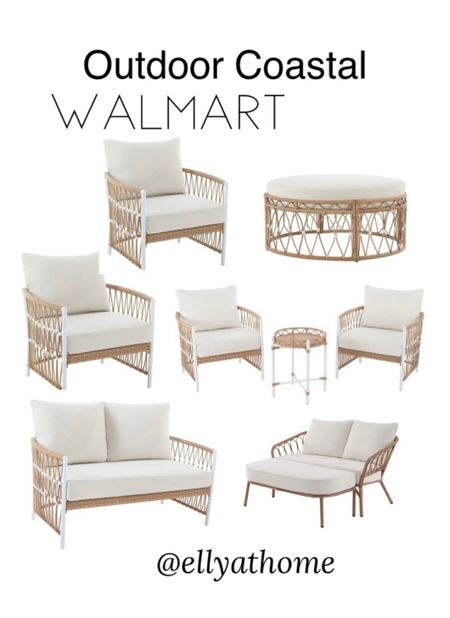 Modern coastal outdoor furniture at Walmart. Shop early for popular and best selling patio, porch furniture. Conversation pieces, tables, sets. Outdoor living, neutral outdoor furniture, backyard, spring, summer. Walmart home.


#LTKhome #LTKFind #LTKSeasonal