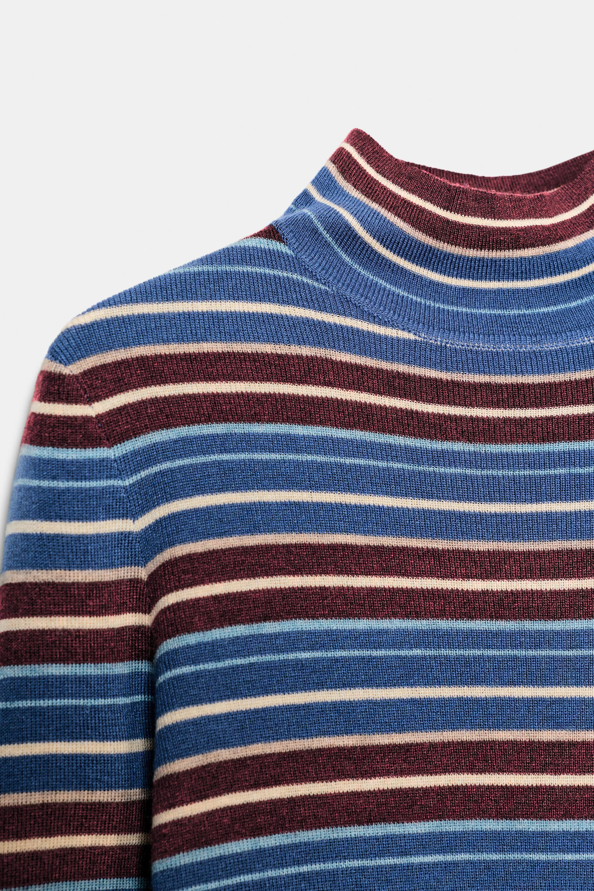 STRIPED KNIT JUMPER | Zara US