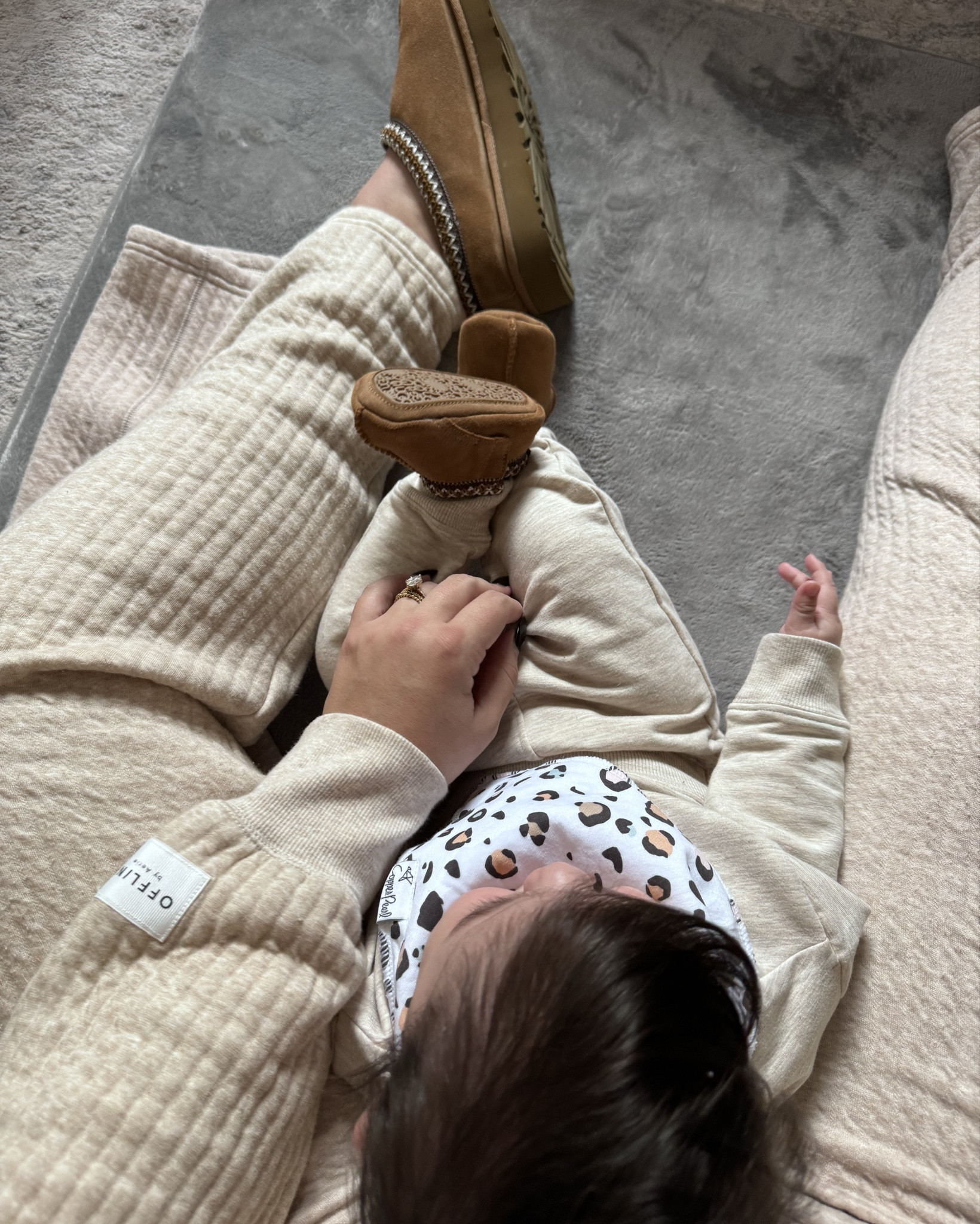 matching with mama 🫶🏼 the perfect cozy fits for both of us  

#LTKFindsUnder50 #LTKMidsize #LTKBaby