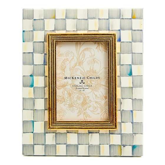 Sterling Check 4" x 6" Frame | MacKenzie-Childs