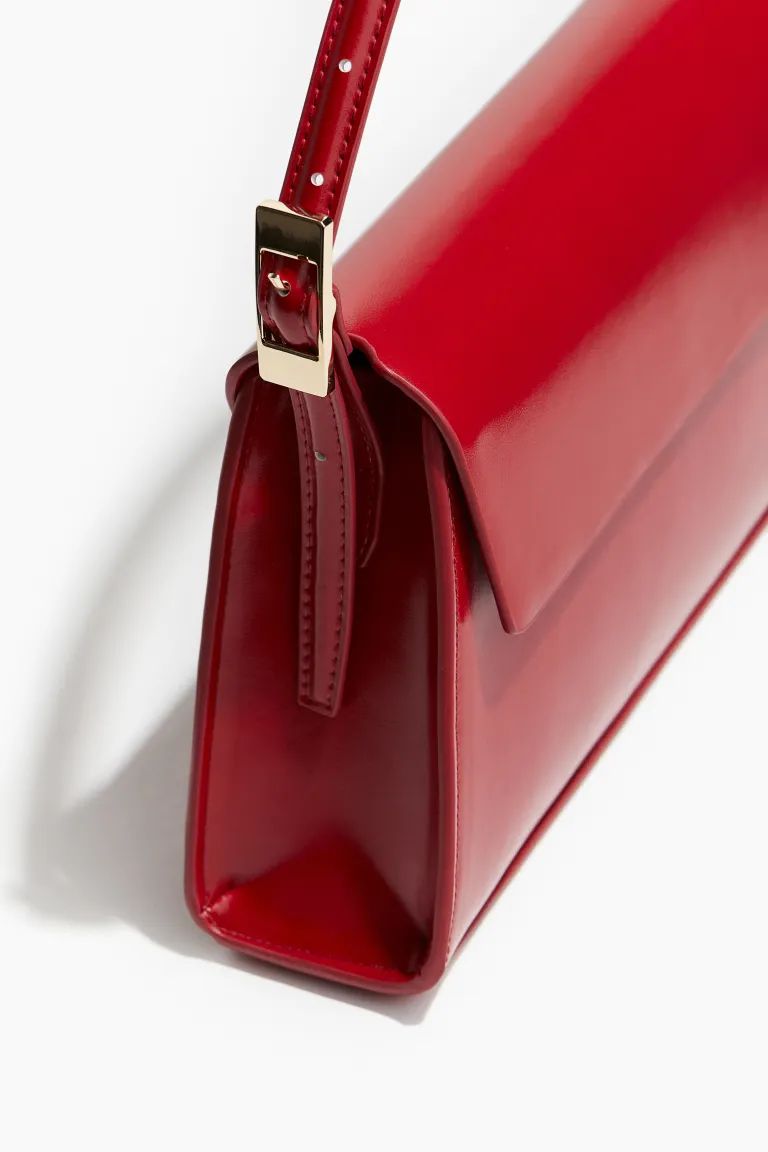 Flared Shoulder Bag - Red - Ladies | H&M US | H&M (US + CA)