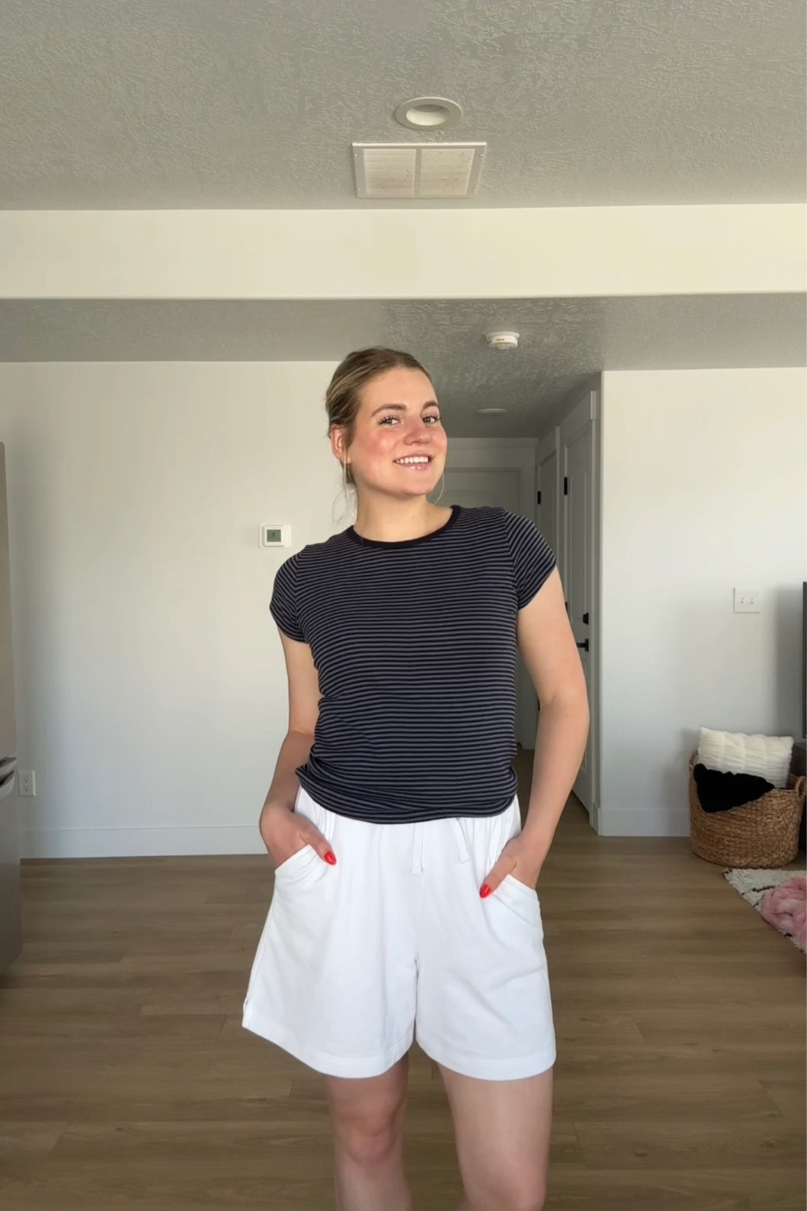 longer sweat shorts!