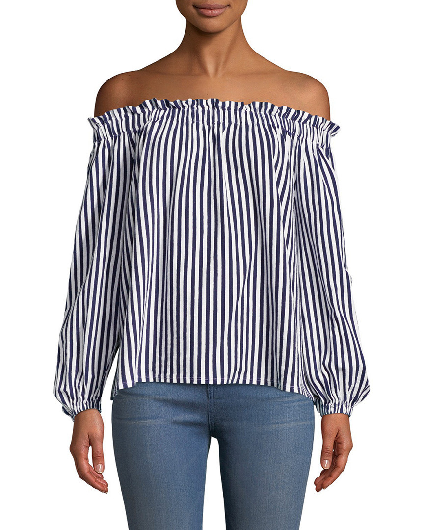 MDS Stripes Lauren Stripes Top | Gilt