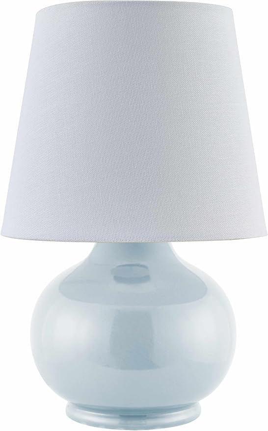 Theisseil Boho Ceramic Bedside Table Lamp for Bedroom Nightstand and Living Room - Shade Cotton -... | Amazon (US)