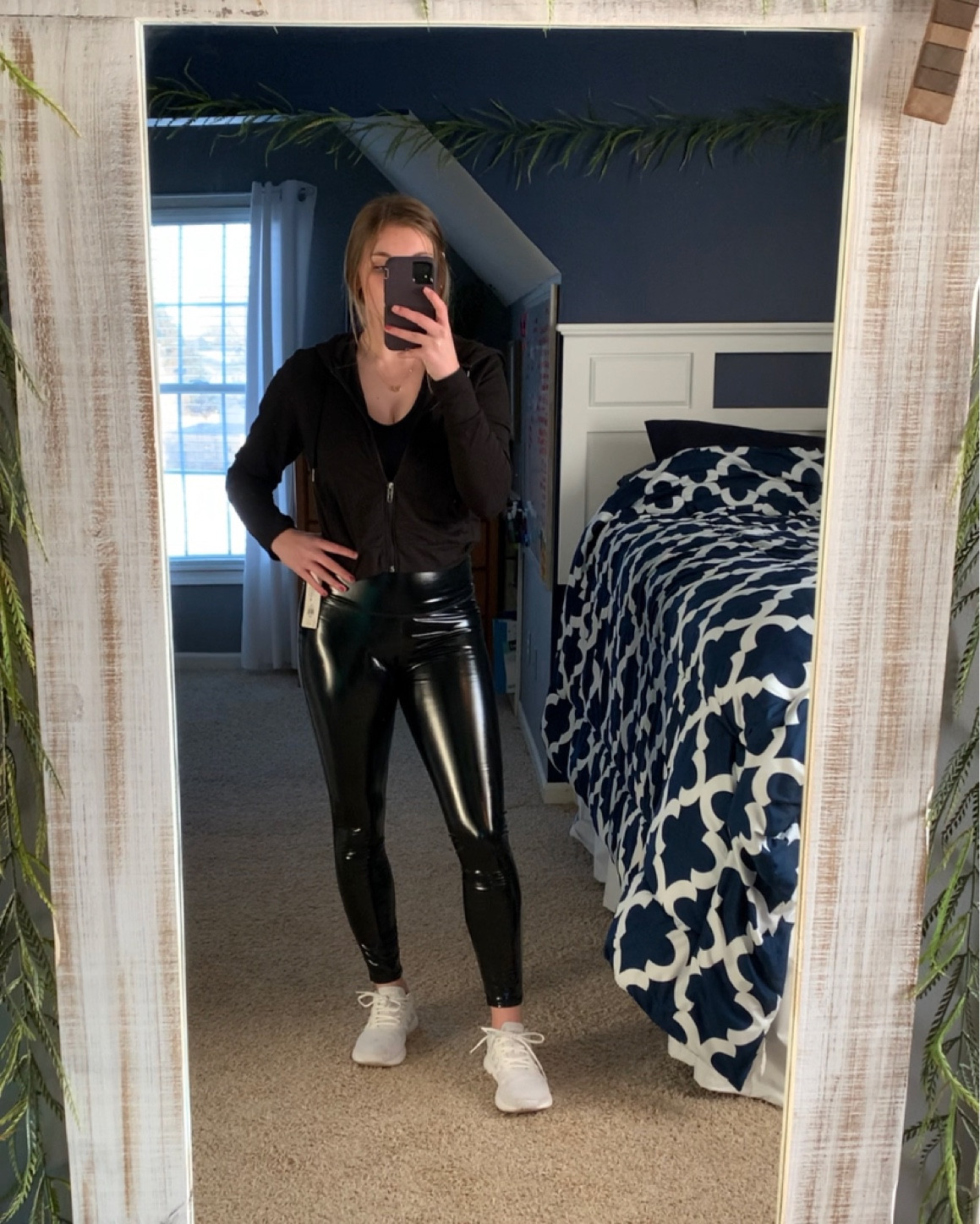 leather leggings? say less. found these for the fraction of the price of spanx at going going gone 

#LTKFind #LTKsalealert #LTKfit