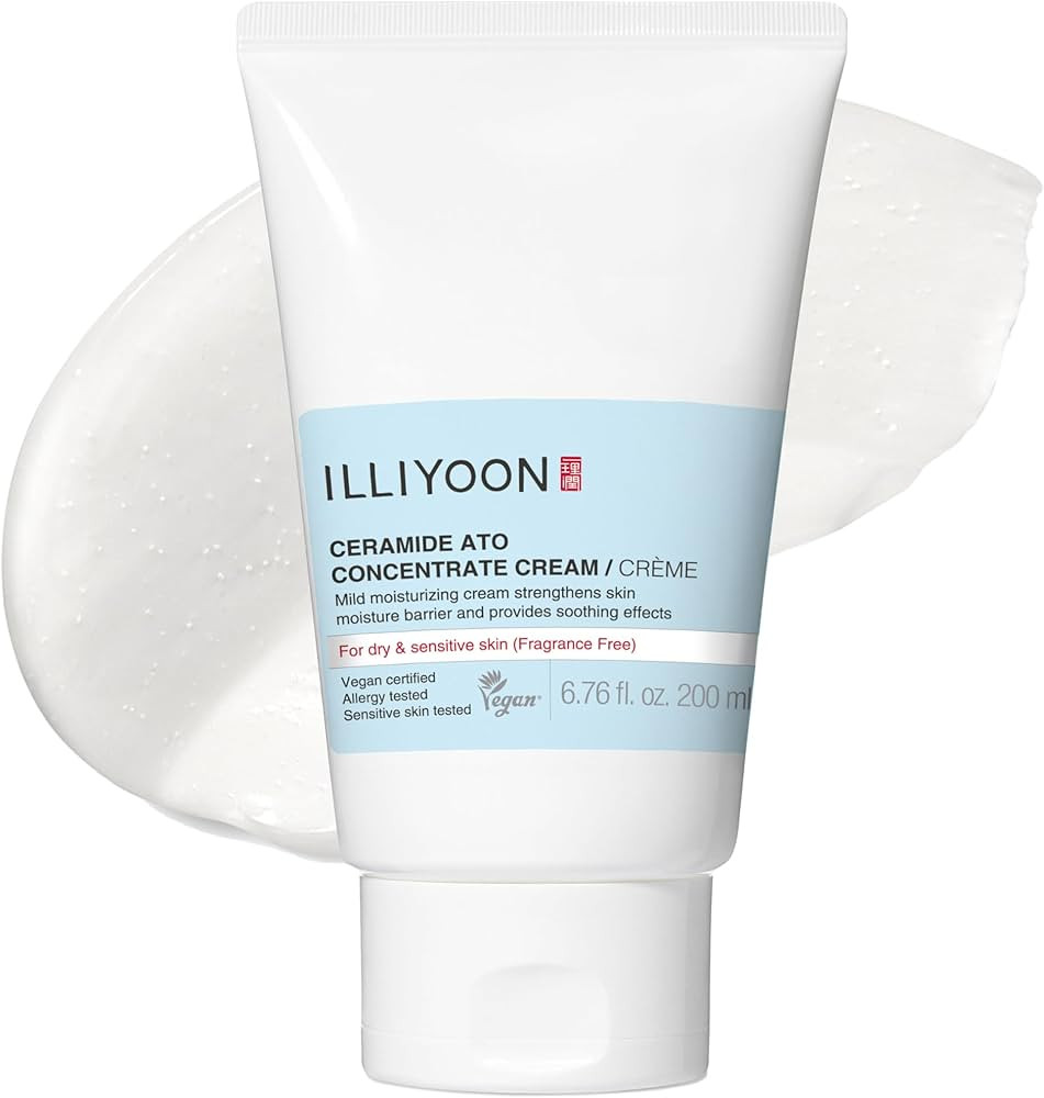 Illiyoon Ceramide Ato Concentrate Cream | Moisturizer for Dry & Sensitive Skin, 100hr Lasting Hyd... | Amazon (US)