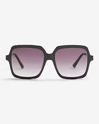 Oversized Square Frame Sunglasses | Express