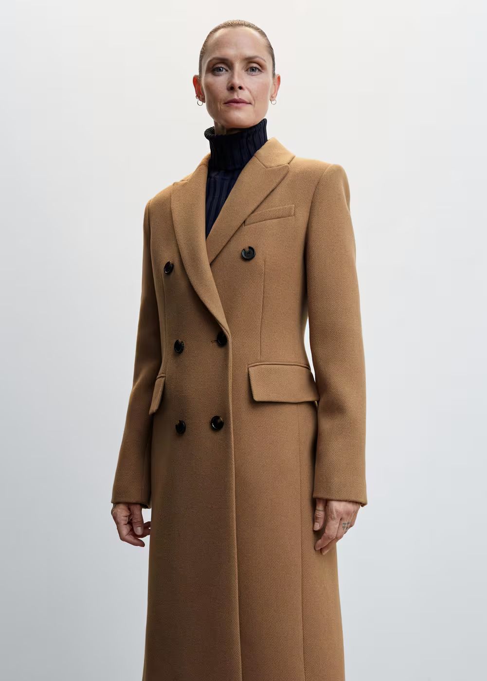 Tailored wool coat -  Women | Mango USA | MANGO (US)