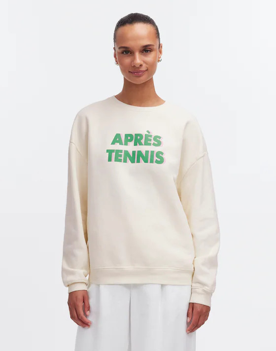 KULE Après Tennis Sweatshirt | Madewell