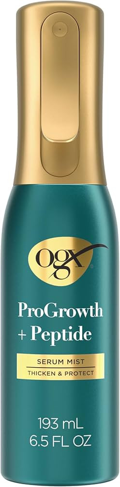 OGX ProGrowth + Peptide Serum Mist, Heat Protectant Spray Instantly Thickens Hair Root to Tip Whi... | Amazon (US)