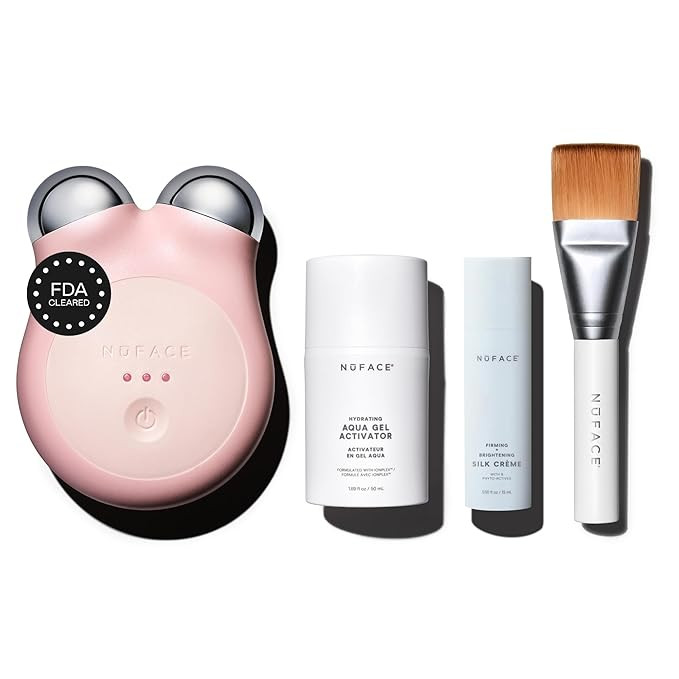 NUFACE MINI+ Microcurrent Face Massager Device, FDA-Cleared - Neck & Facial Sculpting Tool for Sk... | Amazon (US)