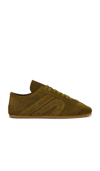 Aleta Sneaker in Moss Suede | Revolve Clothing (Global)