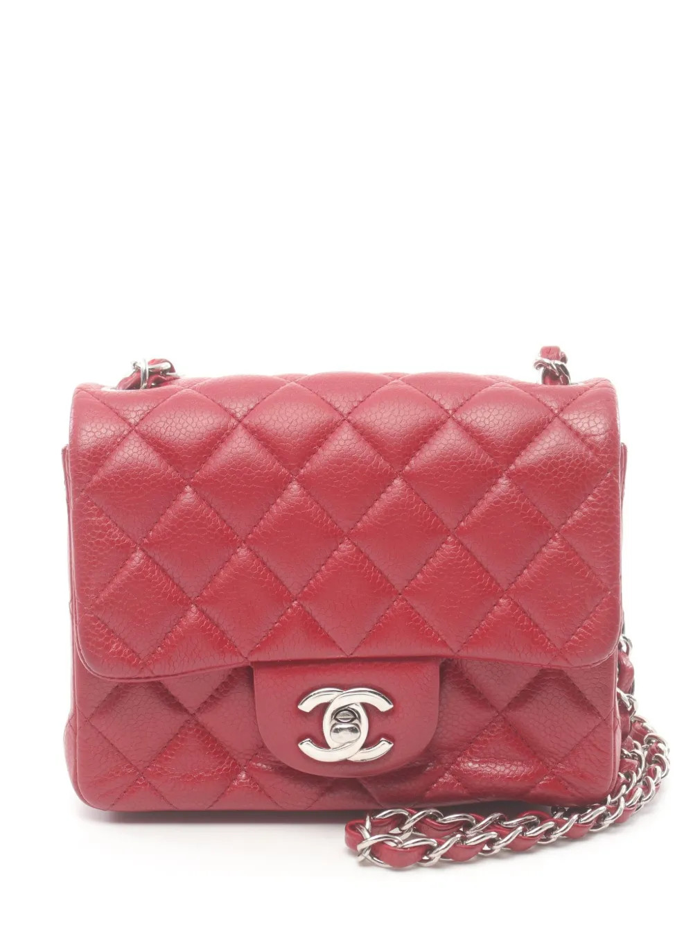 CHANEL Pre-Owned 2012 matelassé-effect Shoulder Bag | Red | FARFETCH IT | Farfetch Global