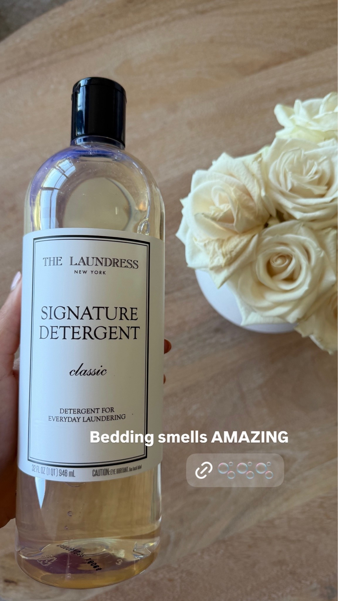 The laundry detergent that makes me bedding smell phenomenal

#LTKHome