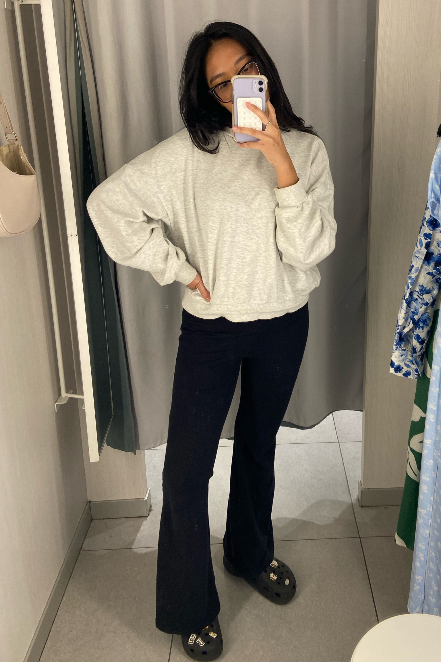 My Outfit For Today 

Mom outfit / casual outfit / spring outfit / flare leggings / grey sweatshirt / hm / shein fashion / crocs / ootd / everyday outfit / amazon fashion / amazon must have / amazon finds / amazon favorite / crocs / black leggings 

#LTKU #LTKstyletip #LTKfindsunder50