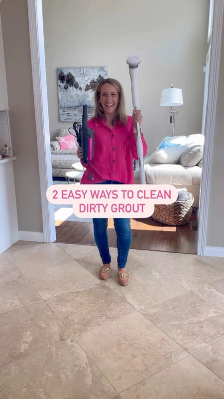 Spring cleaning tips for dirty grout! 

#LTKSeasonal #LTKhome