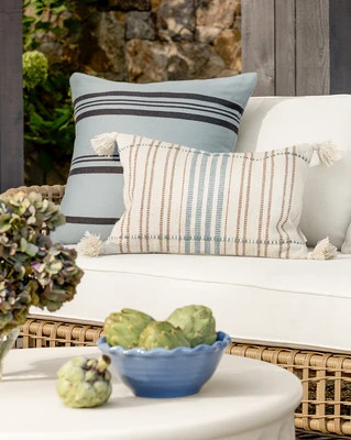 Conrad Indoor/Outdoor Pillow Blue | McGee & Co. (US)