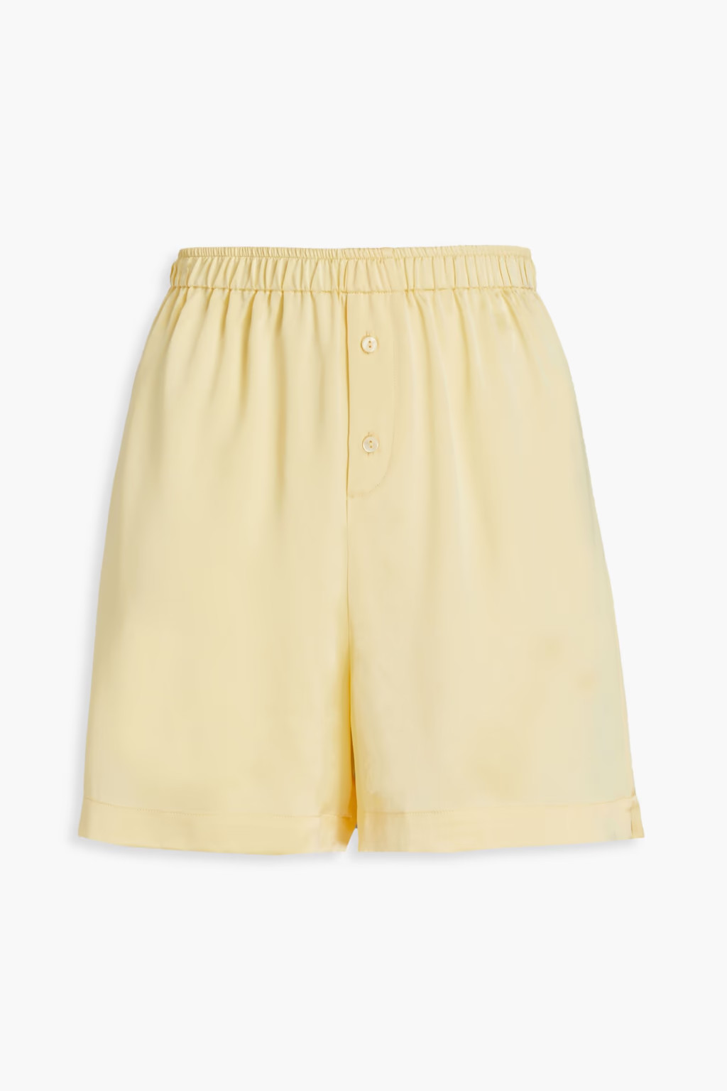 Washed silk-satin shorts | The Outnet (UK and Europe)
