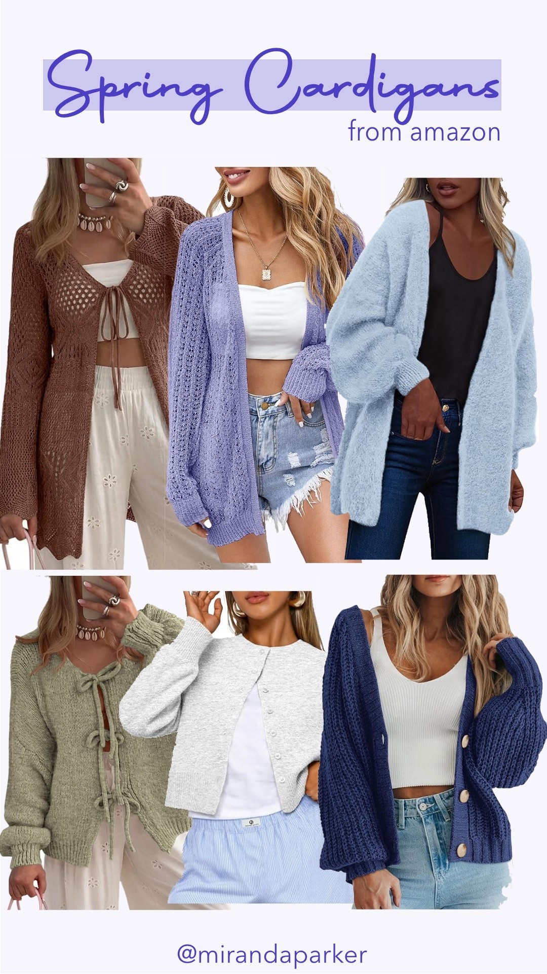 Spring cardigans from Amazon!

#LTKSeasonal