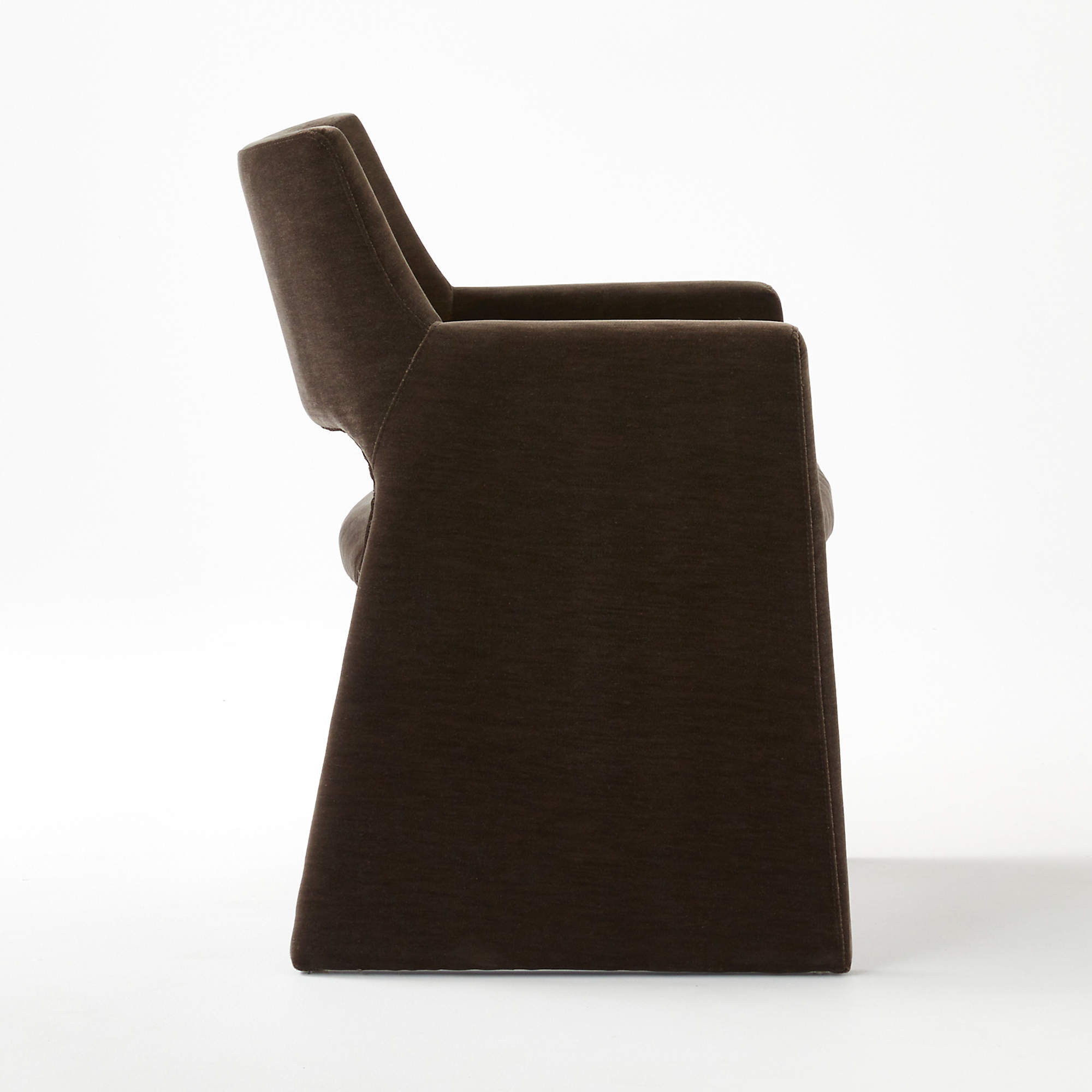 Foley Mink Velvet Dining Armchair + Reviews | CB2 | CB2