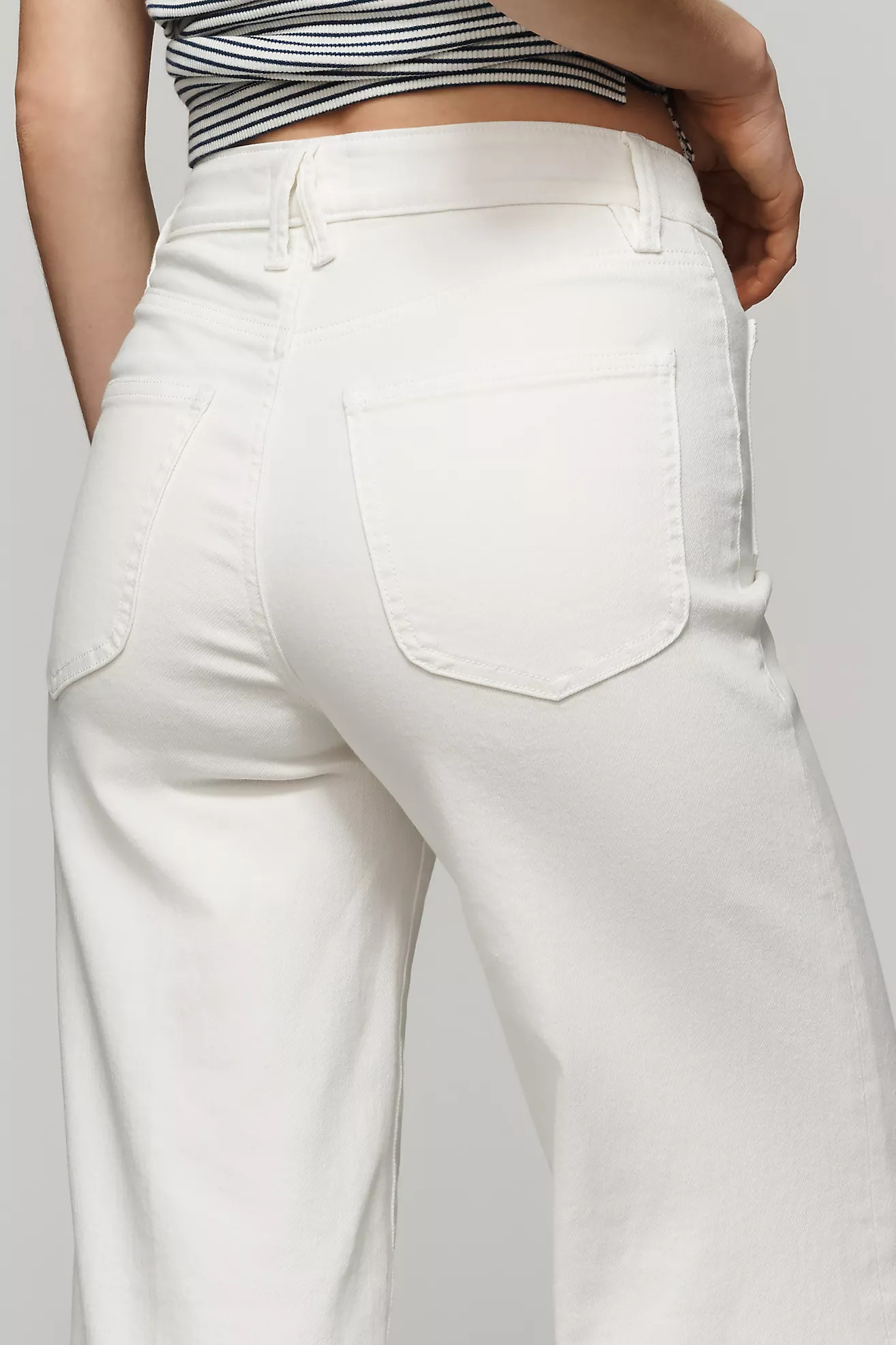 Good American Good Waist High-Rise Palazzo Pants | Anthropologie (US)