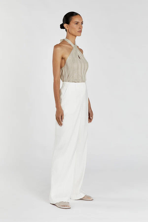 EVERLY NATURAL TWIST KNIT TOP | DISSH