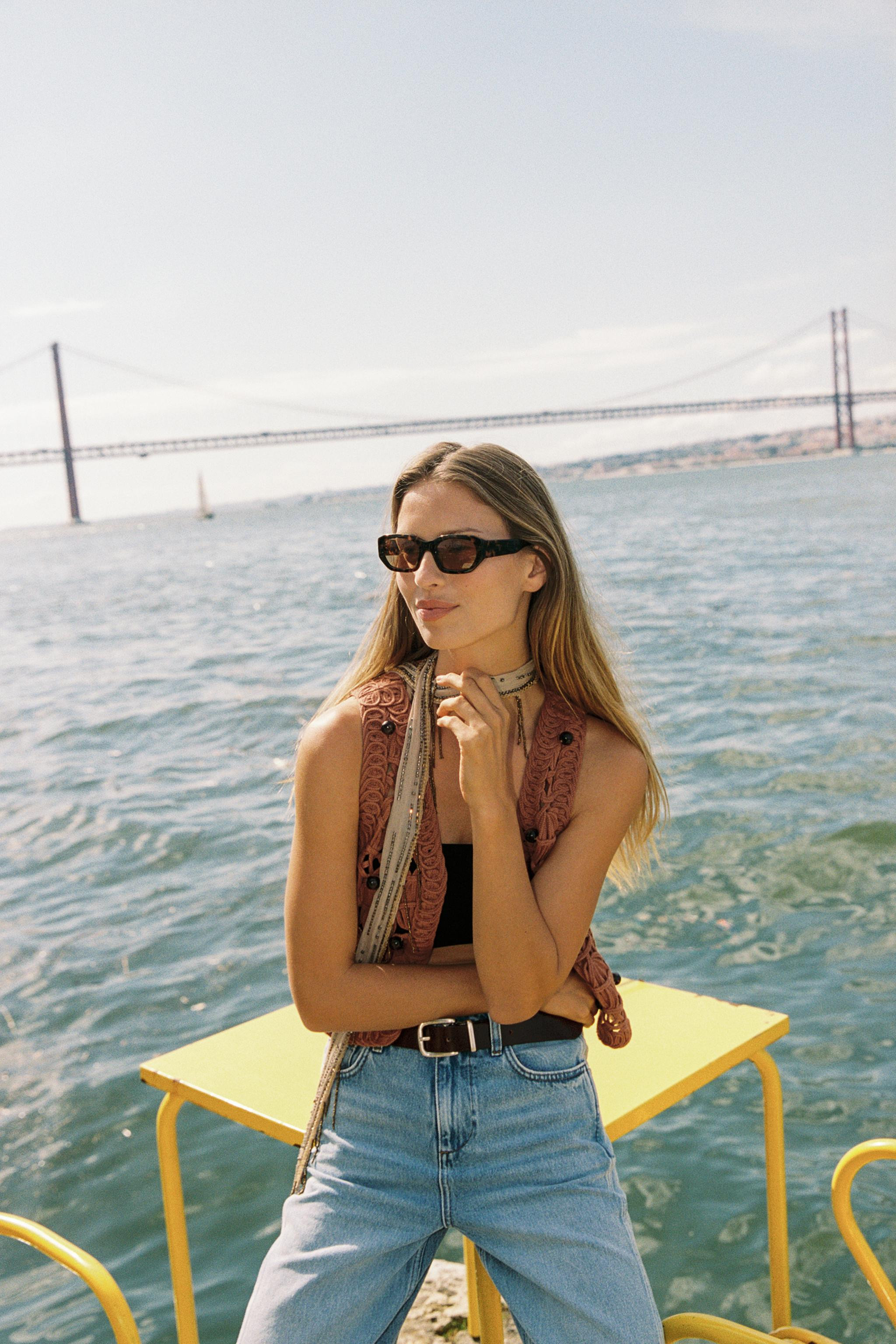 BEADED KNIT VEST | Zara US