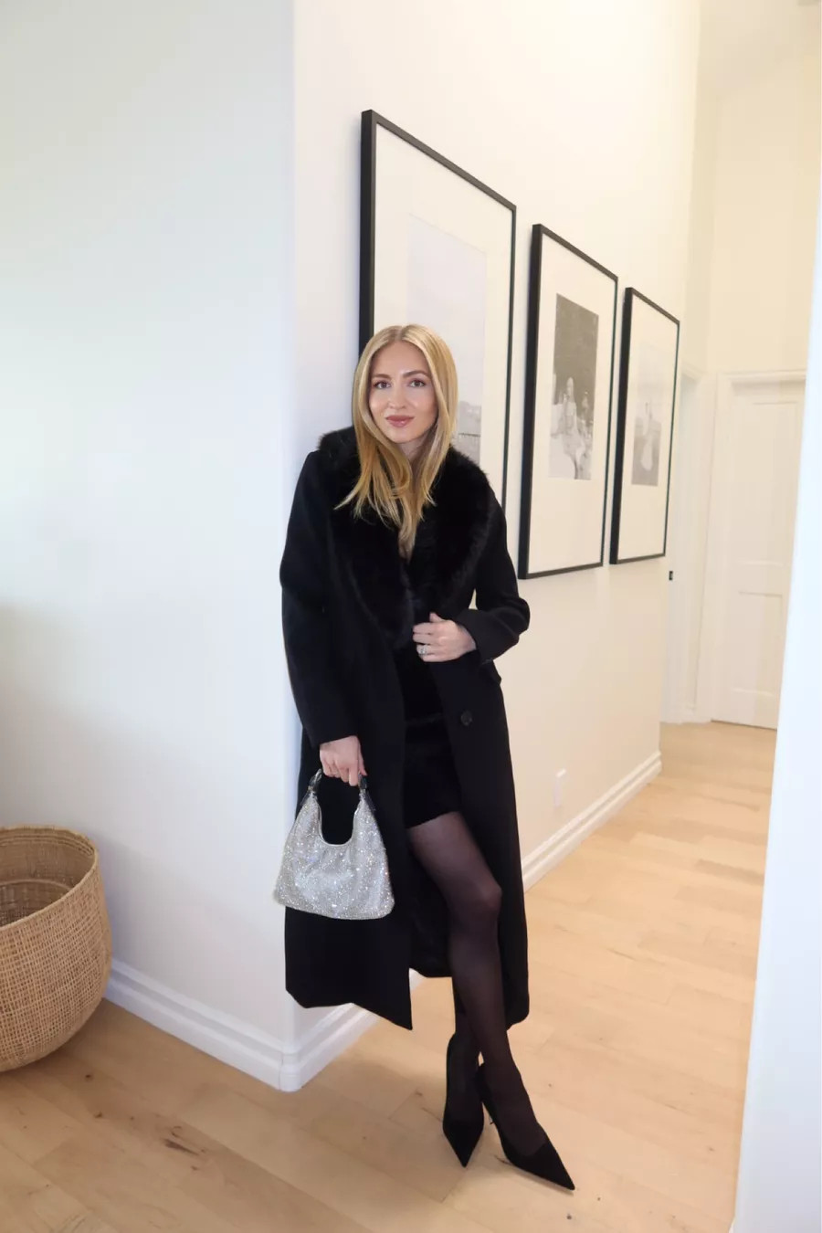 Let’s style that little black dress you already have in your closet for a holiday party 🖤✨ Sizes worn here: Dress - XS (TTS) Coat - XS (TTS) @michaelkors #michaelkors mkpartner 

 #LTKHoliday #LTKSeasonal #LTKStyleTip