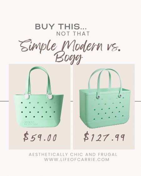 buy this not that! Want a Bogg bag without Bog prices? Check out the new Simple modern bag! #boggbag #simplemodern 

#LTKFind #LTKsalealert #LTKxPrimeDay