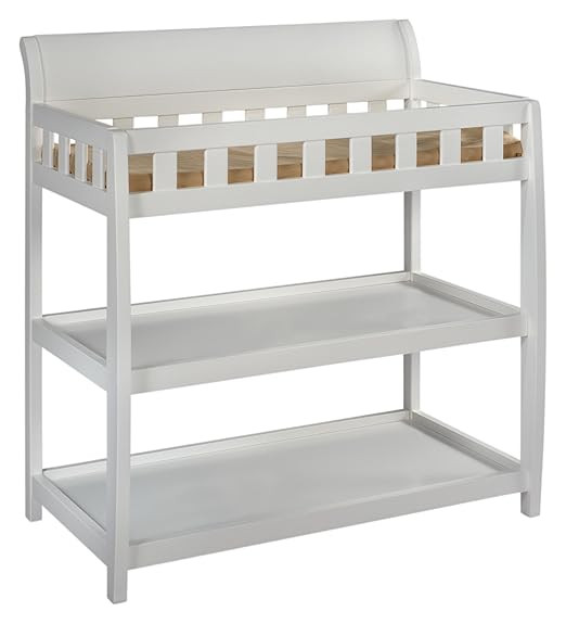 Delta Children Bentley Changing Table, White | Amazon (US)