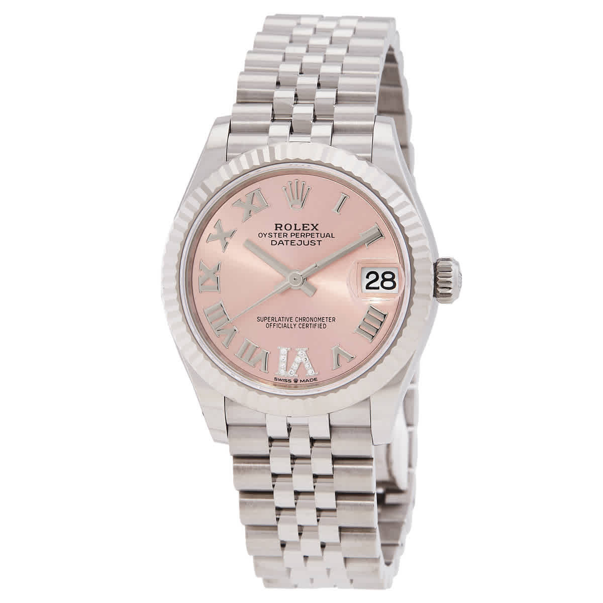 Rolex Datejust 31 Automatic Diamond Pink Dial Ladies Watch 278274PRDJ | Jomashop.com & JomaDeals.com