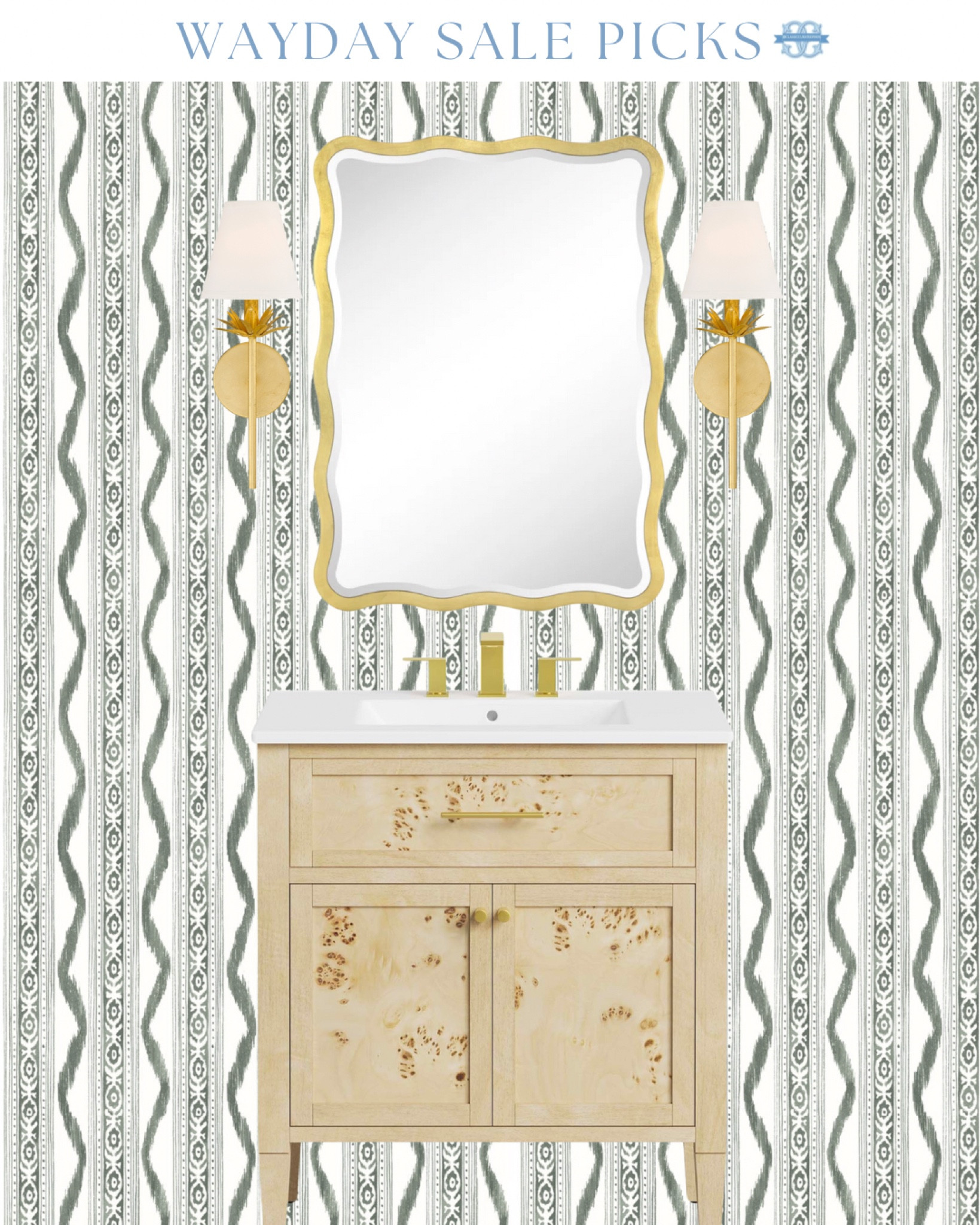 Bathroom finds from Wayfair’s Wayday sale!

Home Decor, Grandmillennial, Bathroom Decor, Vanity, Scalloped Mirror, Sconce, Wallpaper

#LTKHome #LTKSaleAlert #LTKxWayDay