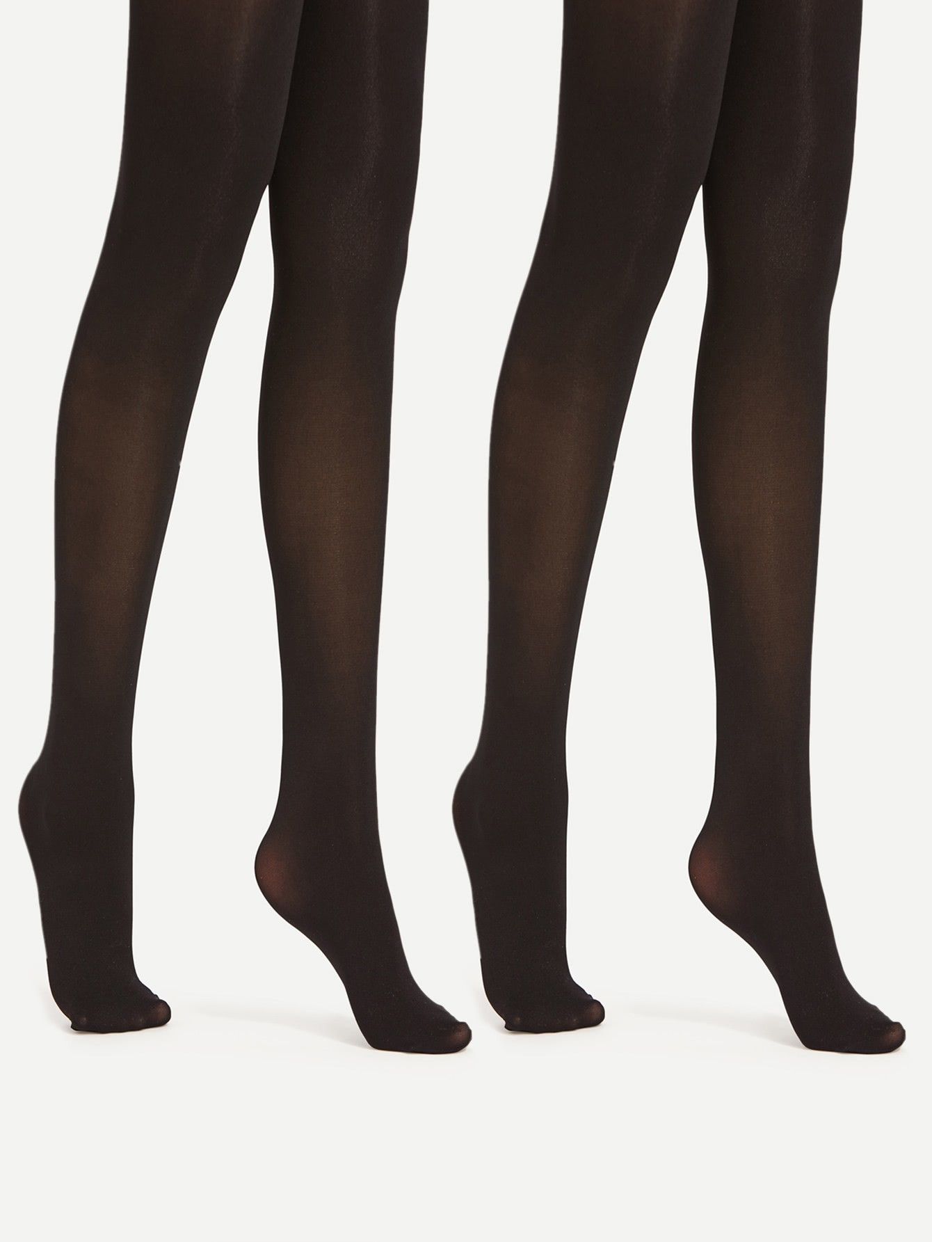 80D Velvet Touch Tights 2 Pairs | SHEIN