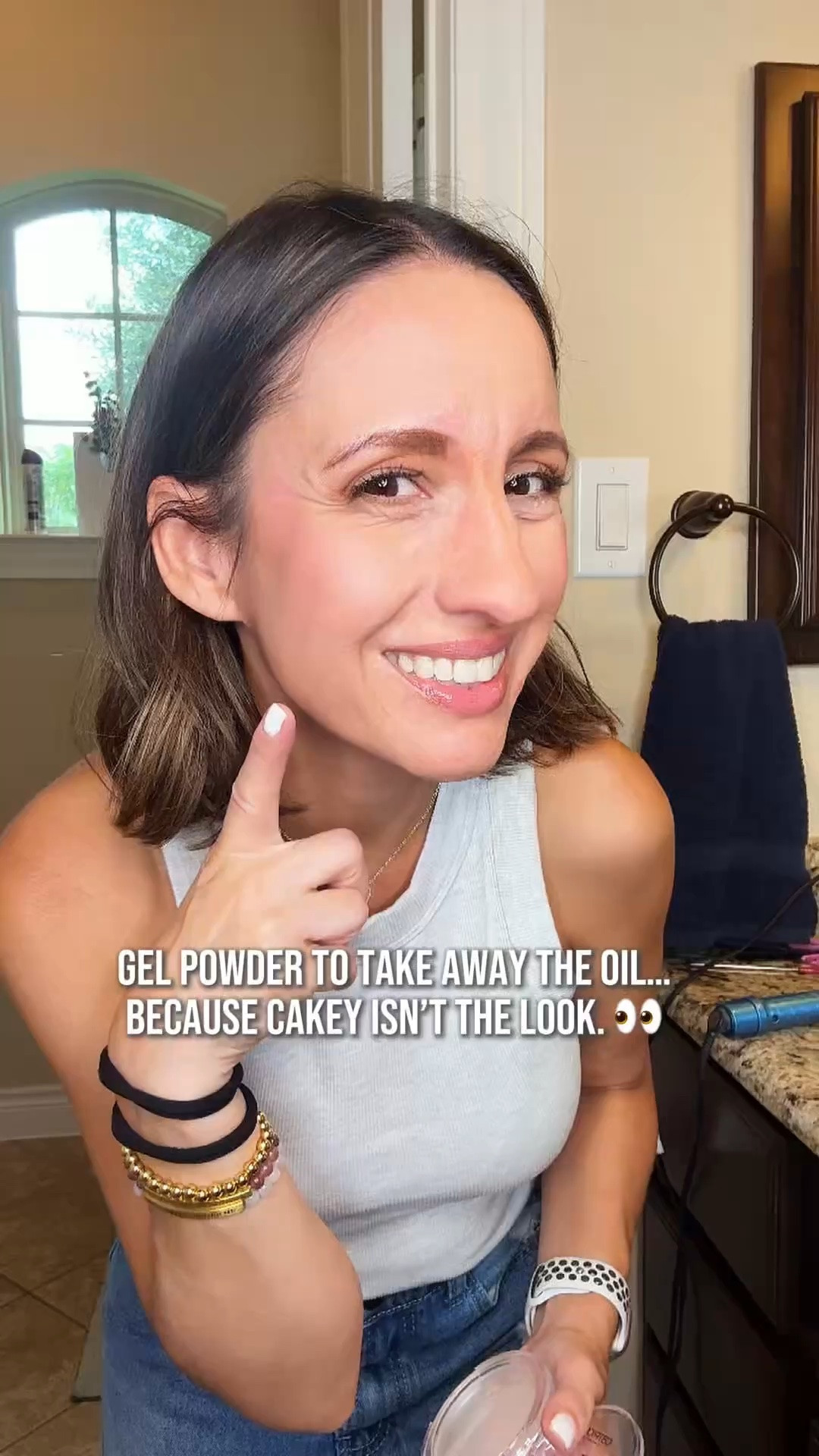 Gel powder to take away the oil… because cakey isn’t the look. 👀

I love that this isn’t a traditional powder — it helps take down shine without leaving that heavy, cakey finish.

And yes, the gummy bear lip gloss is still a favorite. 💕 Shade: [insert shade]

Both are linked here! ✨

#Catrice #CatriceCosmetics #SettingPowder #MakeupOver40 #BeautyFinds #EverydayMakeup

#LTKgrwm #LTKBeauty #LTKOver40