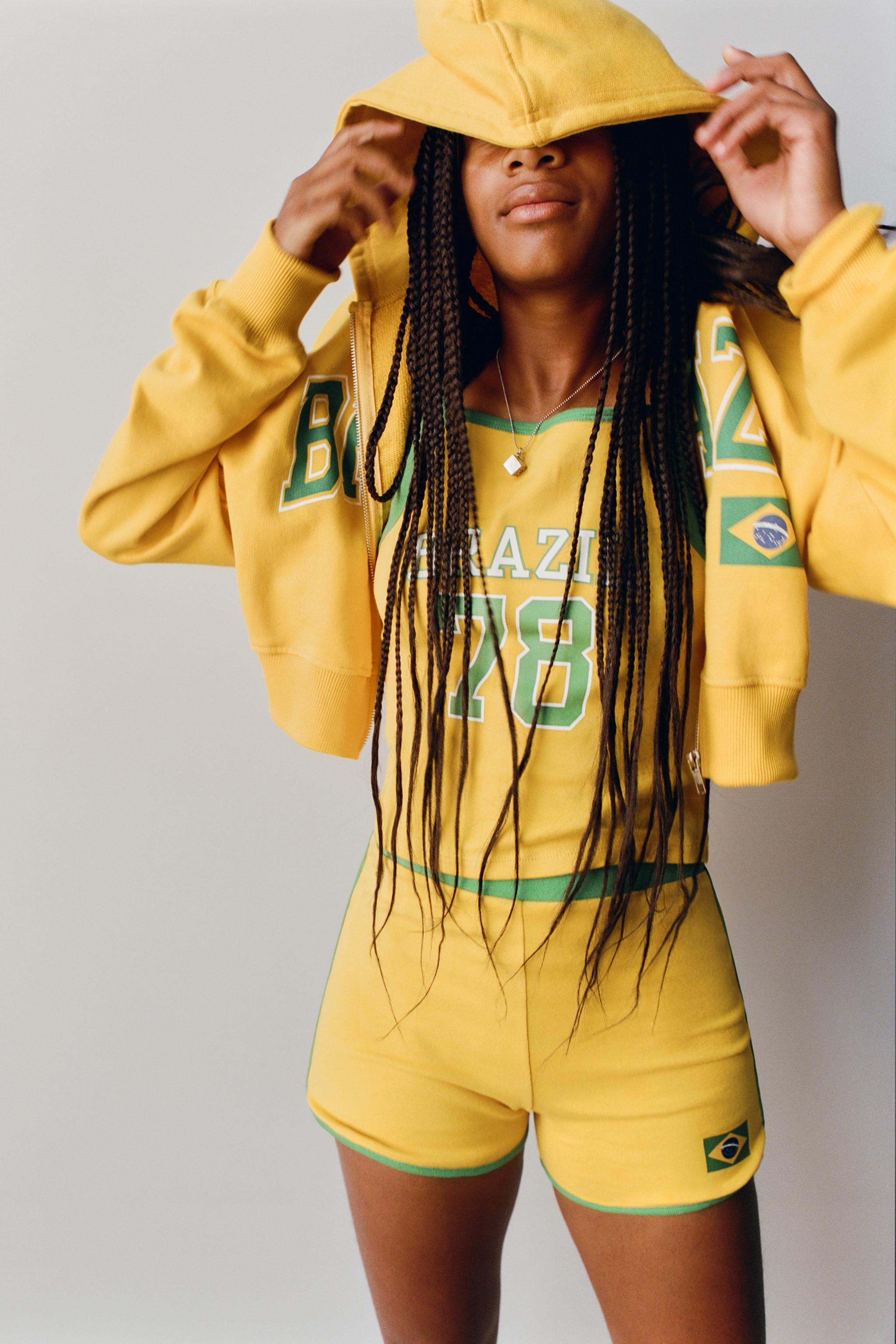 BRAZIL CROPPED LEGGINGS | Zara UK
