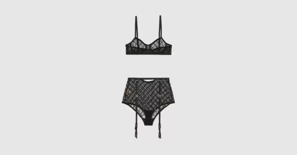 Gucci GG star tulle lingerie set | Gucci (US)