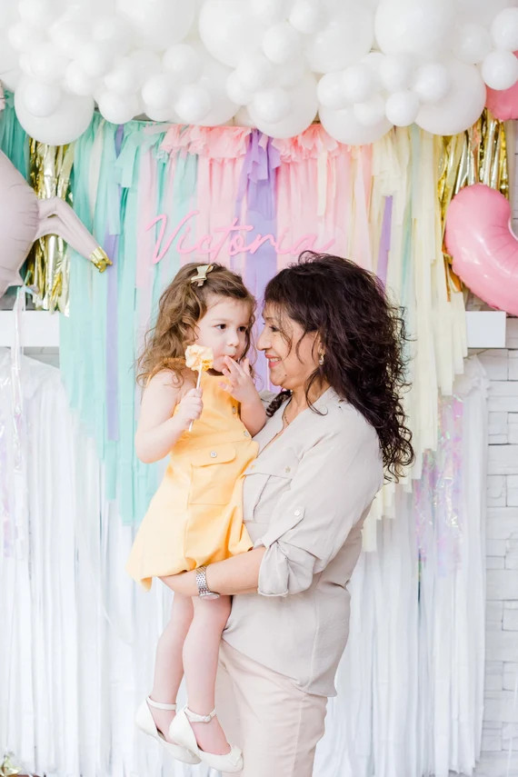 Mothers Day Tablecloth Fringe Backdrop Flagtape Backdrop | Etsy | Etsy (US)