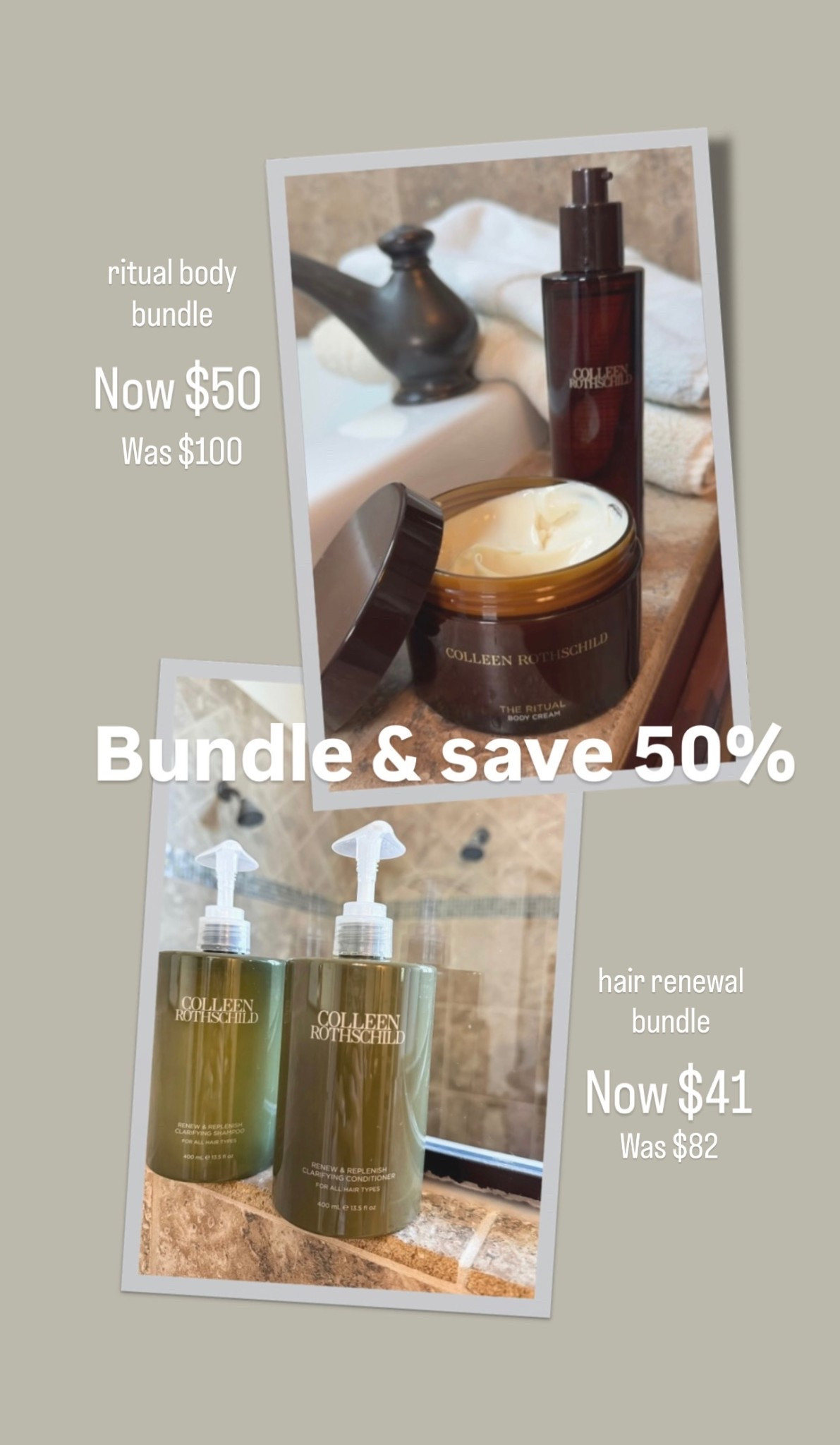 Colleen Rothschild bundle & save 50% 
Everything else 30% off 

#LTKselfcare #LTKSaleAlert #LTKGiftGuide