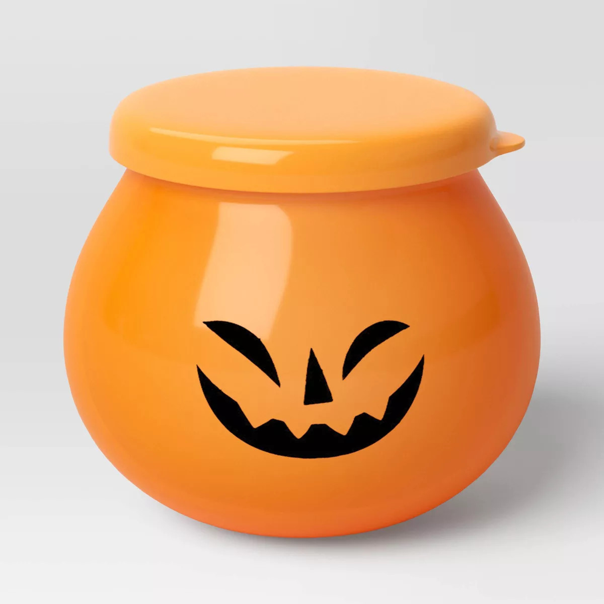 18 fl oz Halloween Pumpkin Snack Storage Cup With Lid - Hyde & EEK! Boutique™ | Target
