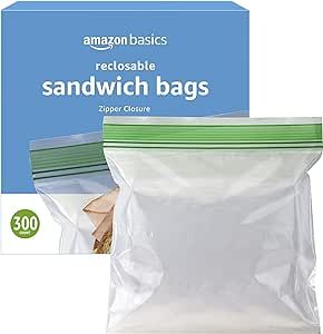 Amazon Basics Sandwich Storage Bags, 300 Count (Previously Solimo) | Amazon (US)