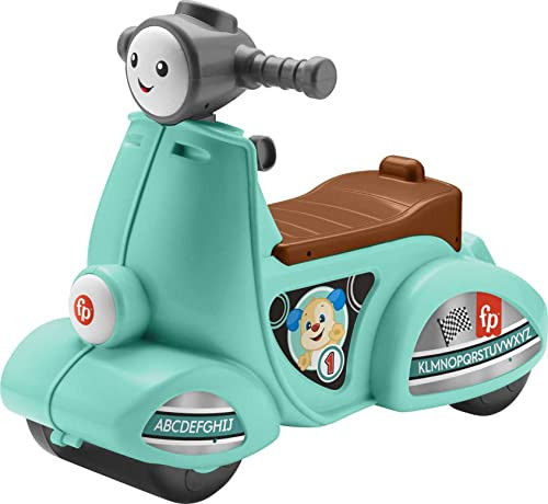 Fisher-Price Laugh & Learn Toddler Ride-On Toy, Smart Stages Cruise Along Scooter with Lights Music and Learning for Ages 1 Year and Up | Amazon (US)