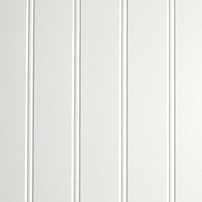 47.75-in x 7.98-ft Beaded White Wall Panel Lowes.com | Lowe's