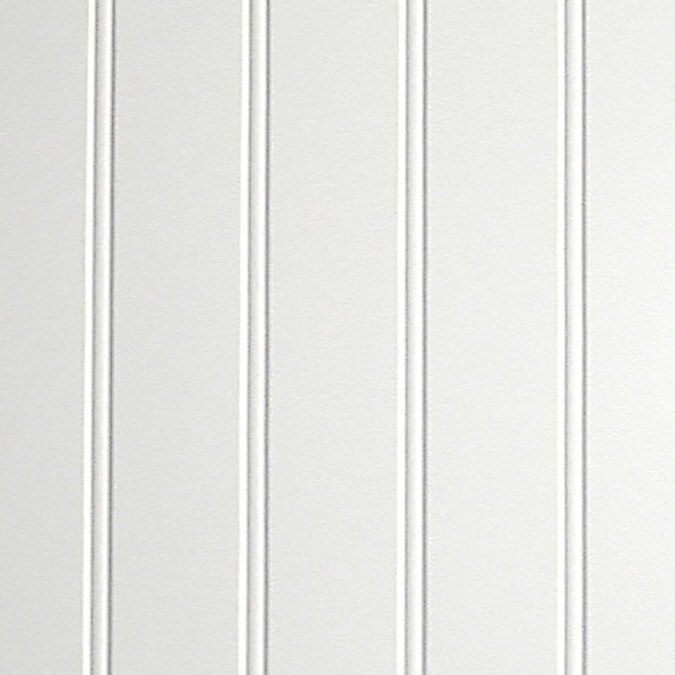 47.75-in x 7.98-ft Beaded White Wall Panel Lowes.com | Lowe's