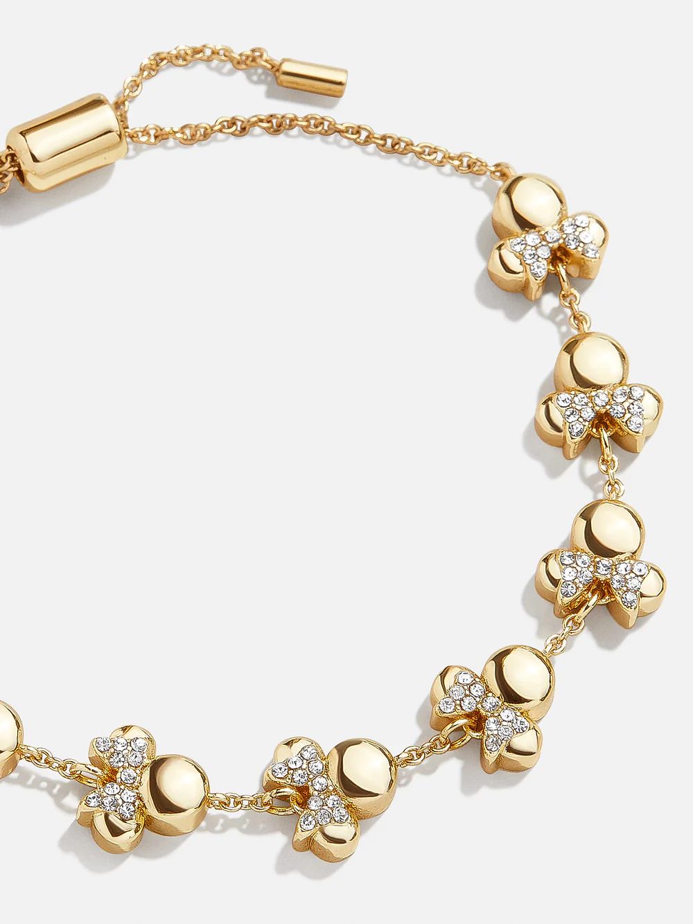 Disney Pull-Tie Bracelet - Gold | BaubleBar (US)