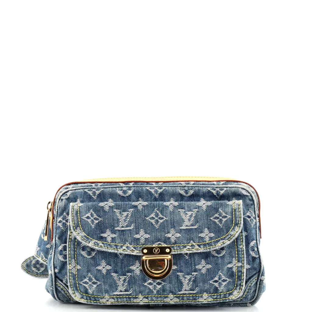 Louis Vuitton Blue Monogram Denim Bum Bag