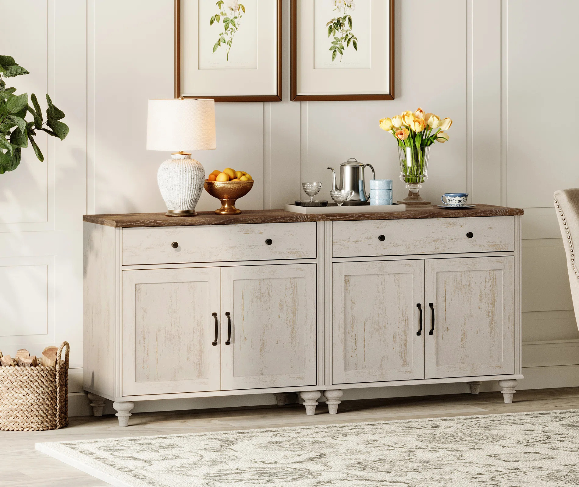 Scarlett 67.8" Wide 2 Drawer Buffet Table | Wayfair North America