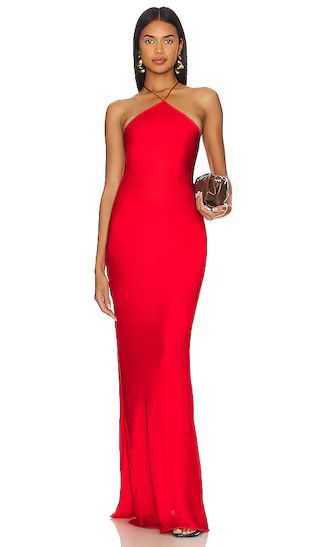 Kira Maxi Dress in Tomato Red | Revolve Clothing (Global)